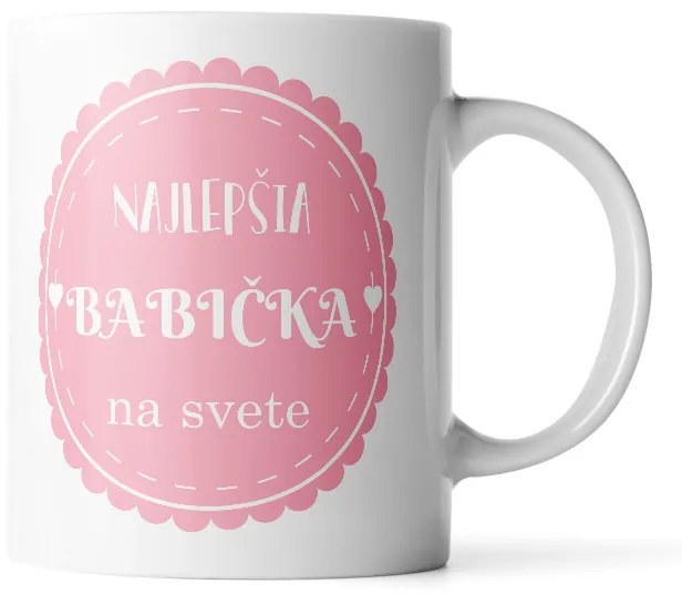 Sablio Hrnek Nejlepší babička - 200 ml - espresso