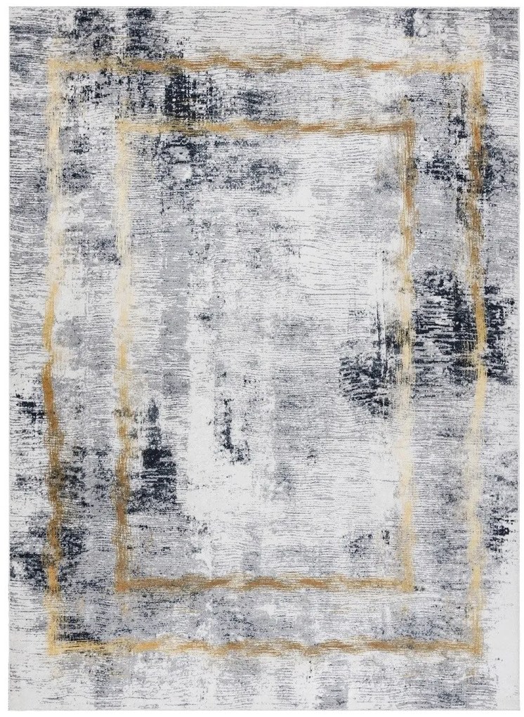 Kusový koberec ANDRE Frame 1065, 120x170, šedá, chodba / predsieň, Dywany Łuszczów