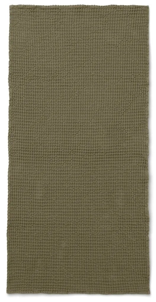 Ferm Living Osuška z organickej bavlny Olive 70 x 140 cm