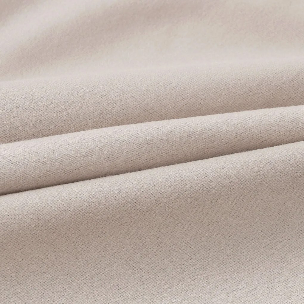 Goldea vianočné flanelové posteľné obliečky duo - tradičné vianoce s latte 240 x 220 a 2ks 70 x 90 cm
