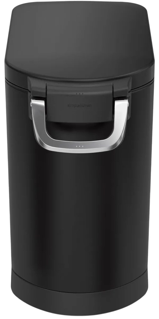 Simplehuman Kontajner na suché krmivo s poistkou 25 l, čierna mat, 25 l
