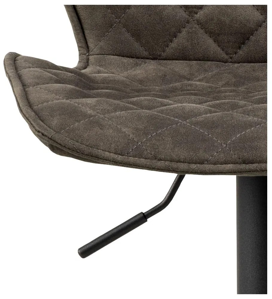 Tmavozelené otočné barové stoličky v súprave 2 ks 116 cm Naomi – Actona