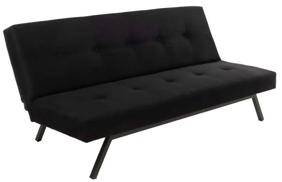 Dvojmiestná rozkladacia pohovka BAKU čierna