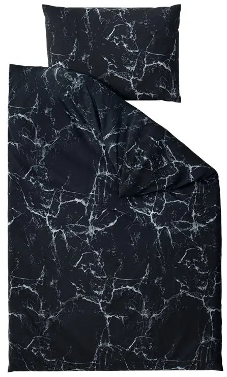 Obliečky z mikrovlákna TEMPESTA čierne Rozmer obliečky: 2 ks 70 x 90 cm | 200 x 220 cm