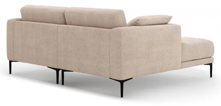 Svetlohnedá rohová pohovka (ľavý roh/s leňoškou) Bemy – Micadoni