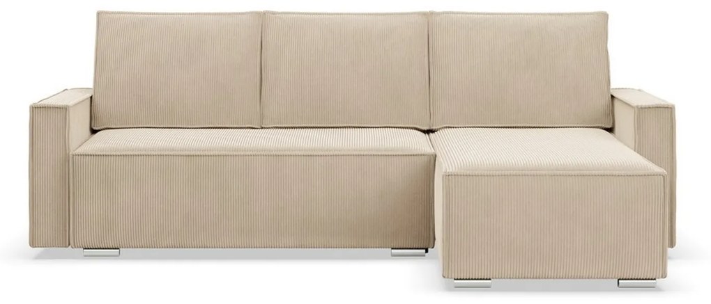 Rohová rozkladacia sedacia súprava LUCCA Béžová