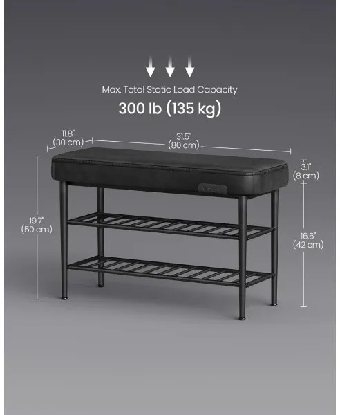 Botník ANDOR čierny