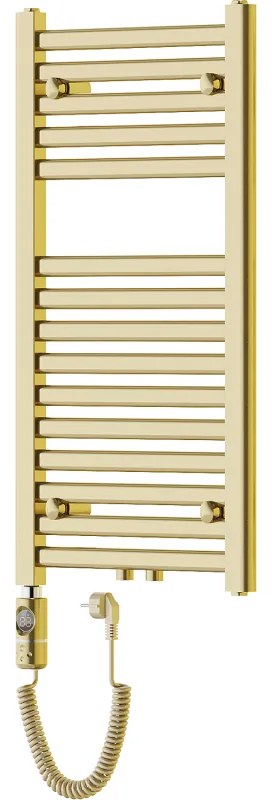 Mexen Hades, elektrické vykurovacie teleso 800 x 400 mm, 300 W, zlatá lesklá, W104-0800-400-2300-50