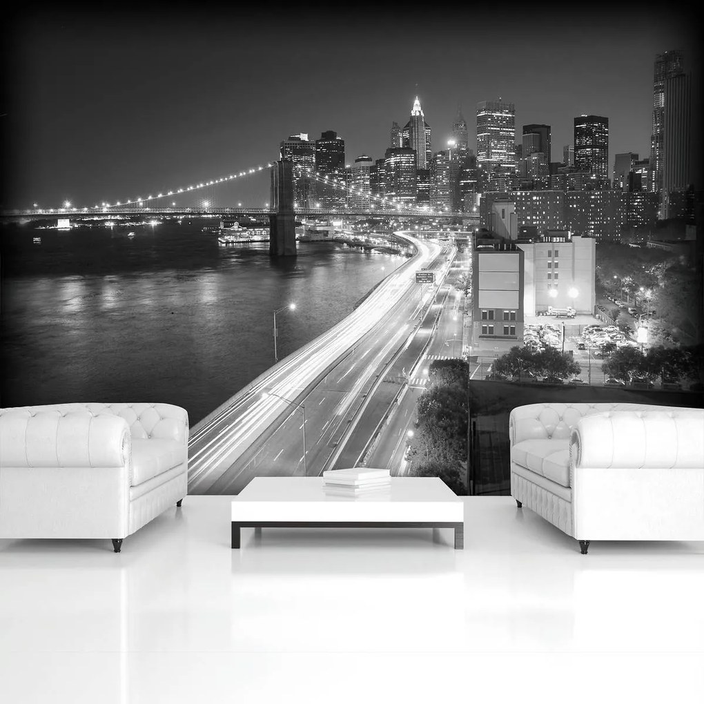 Fototapeta - New York Brooklyn Bridge City (152,5x104 cm)