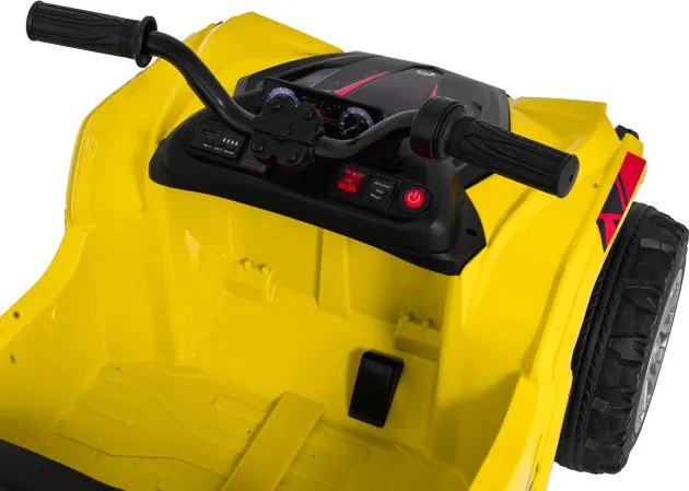 Elektrická štvorkolka Quad Sport TX 4 × 4 žltá