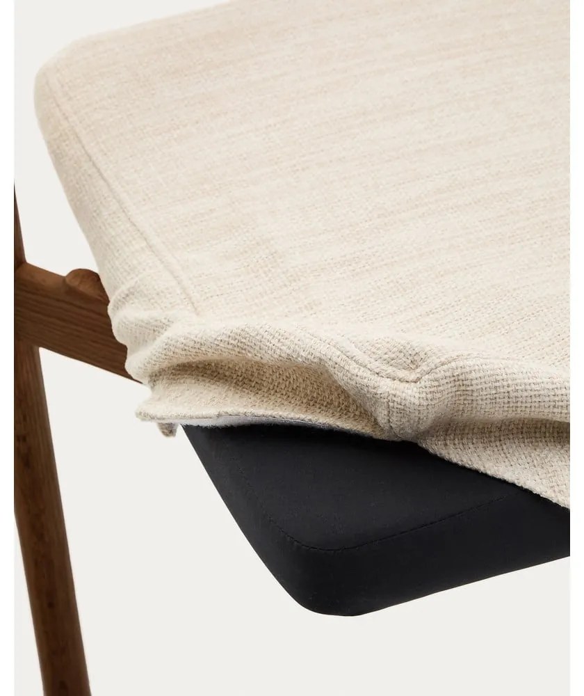 Hnedá jedálenská stolička Alocs – Kave Home