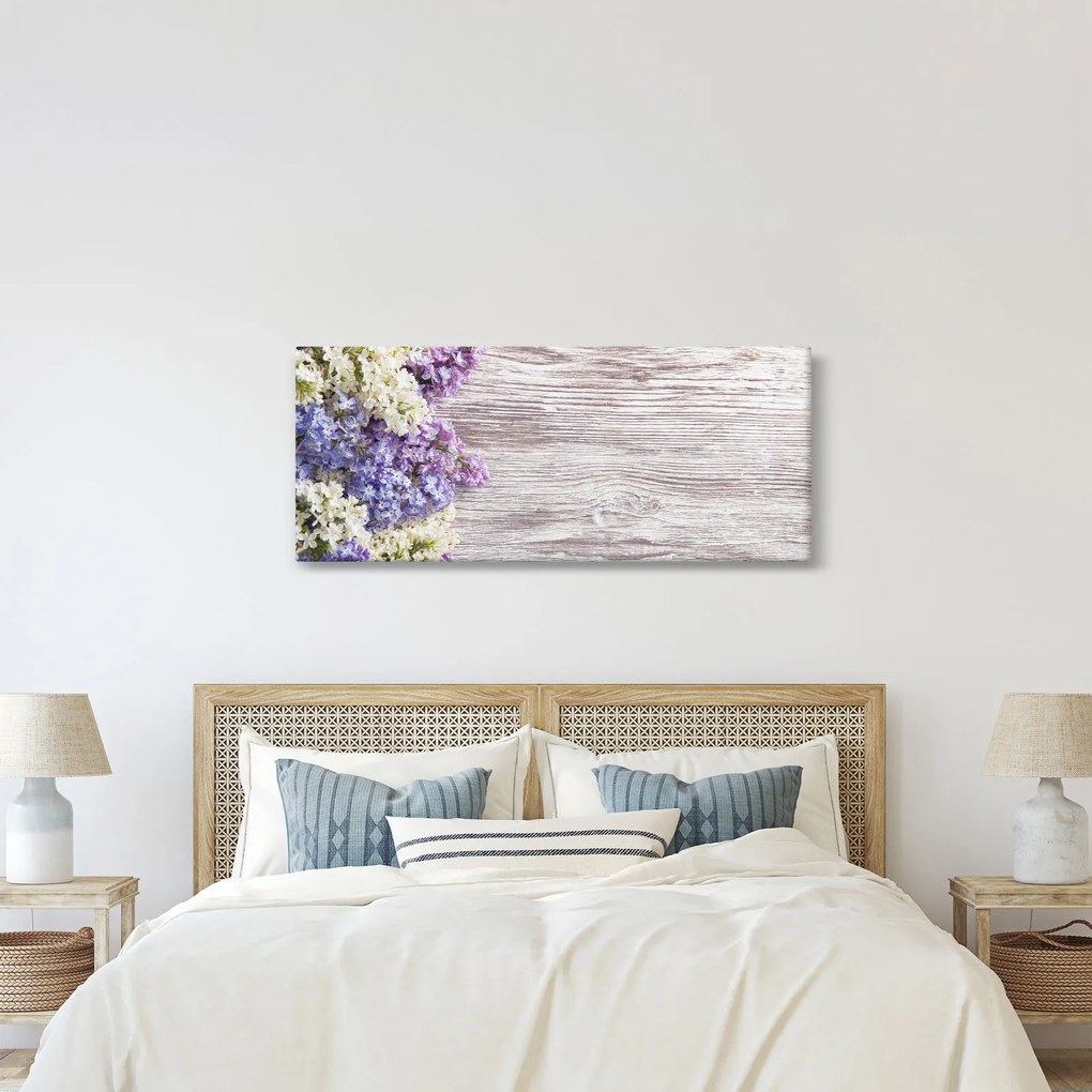 Obraz orgovánu na dreve (120x50 cm)