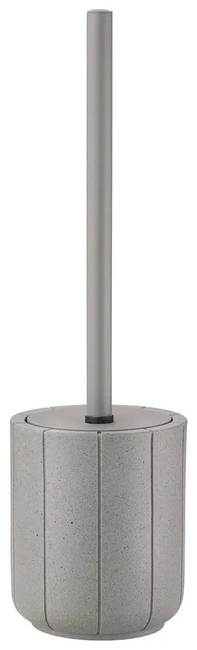 Svetlosivá WC kefa z polyresínu Kua – Blomus