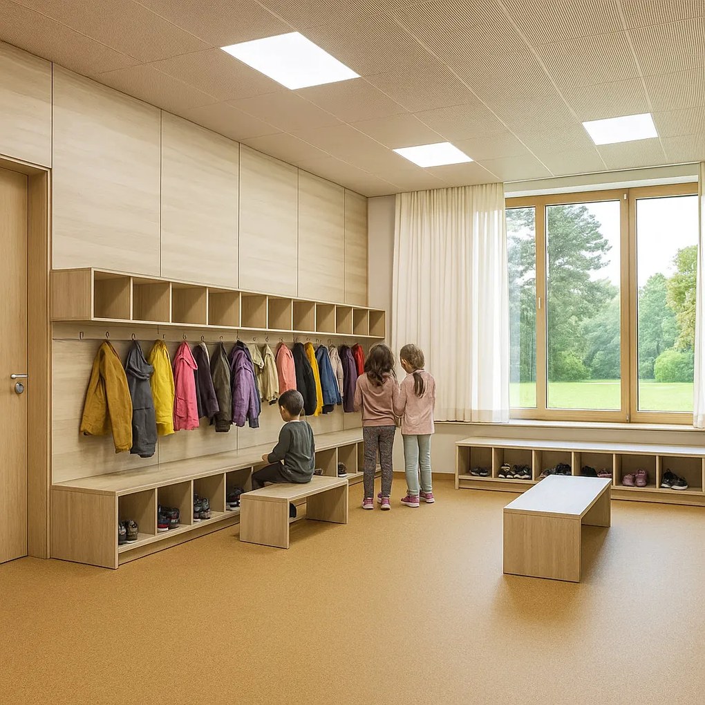 PVC podlaha - lino Flexar PUR 603-06 hnedá, na mieru, šíře 2m,4m, hnedá, bez podkladu, kancelária, Lentex