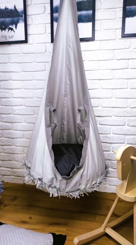 Závesný vak LILI - sivý