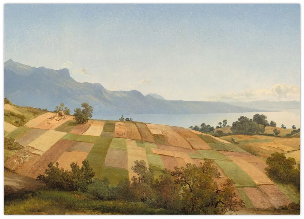 Obraz - Alexandre Calame, Swiss Landscape, reprodukcia (70x50 cm)