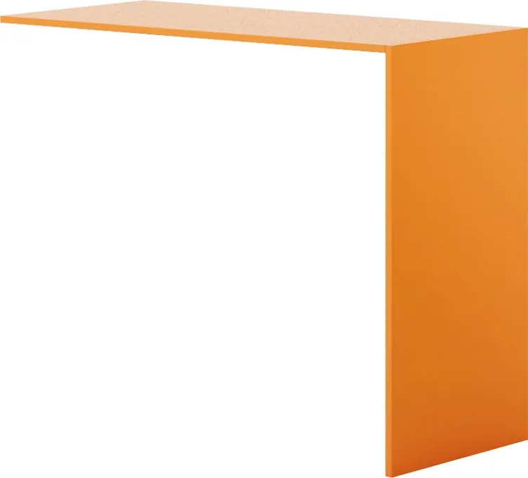 Barový stôl k prístavnej skrini, oranžová oranžová 530 1200 990 LAYERS