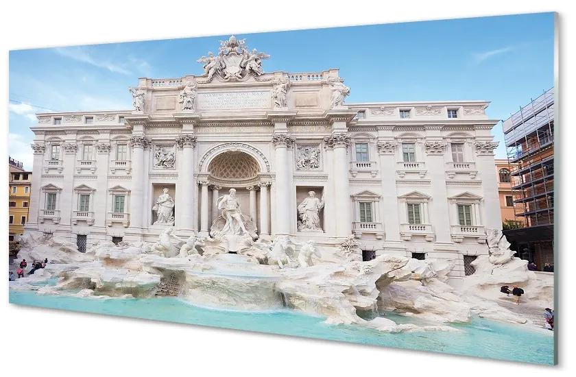 Sklenený obraz Katedrála Rome Fountain 100x50 cm