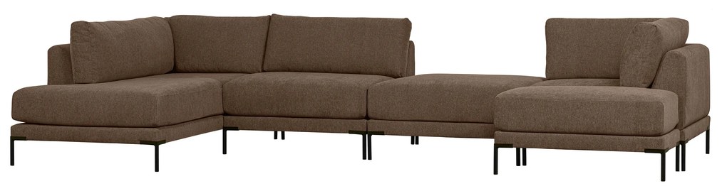 Modulový pouf k pohovke Couple 100 cm 44 × 100 × 100 cm