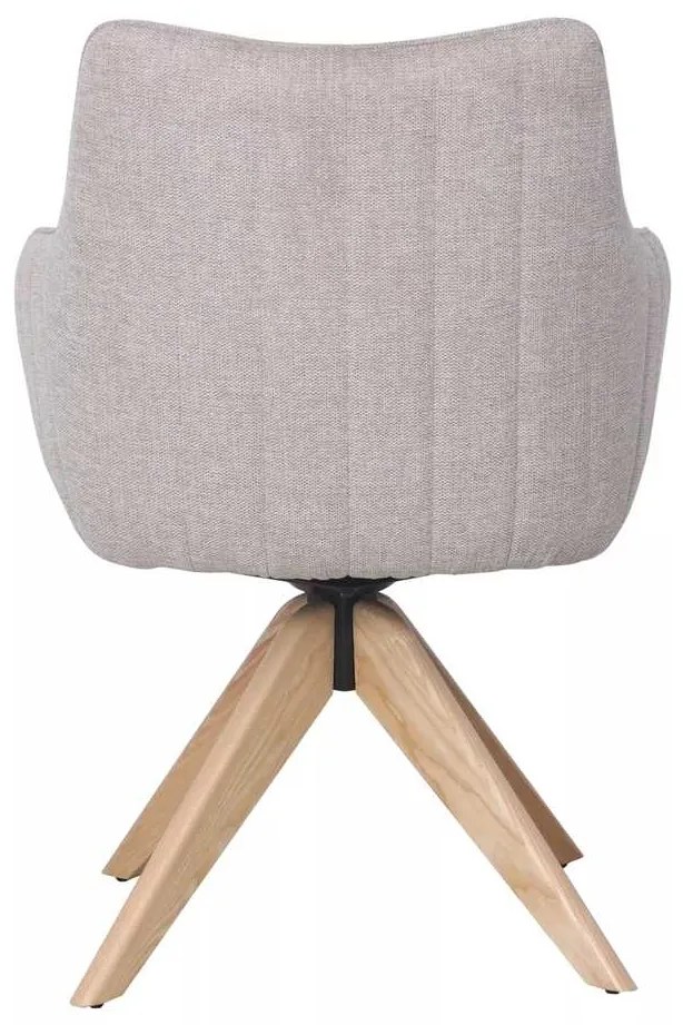 Jedálenská stolička Azalia D II, krémová / dub
