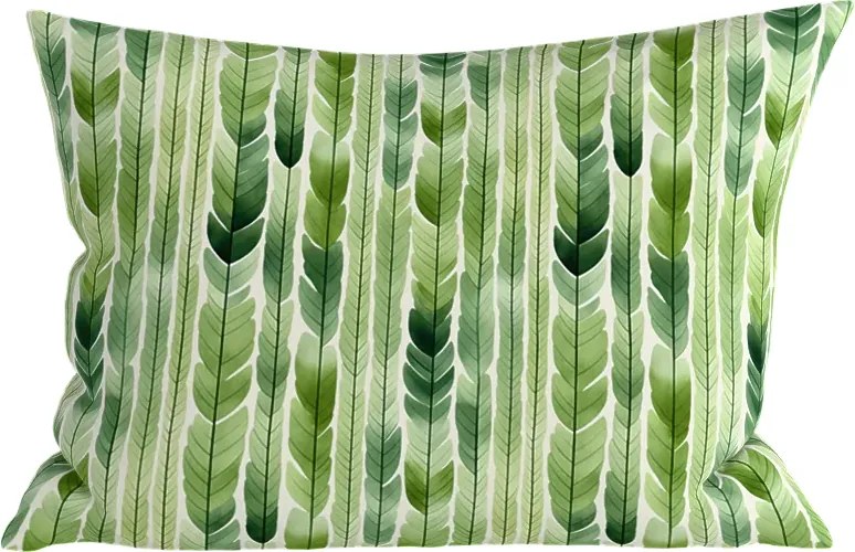 Sada polybavlnených obliečok GREEN TREES POLY zelené + obliečka na vankúš 50 x 70 cm ZDARMA