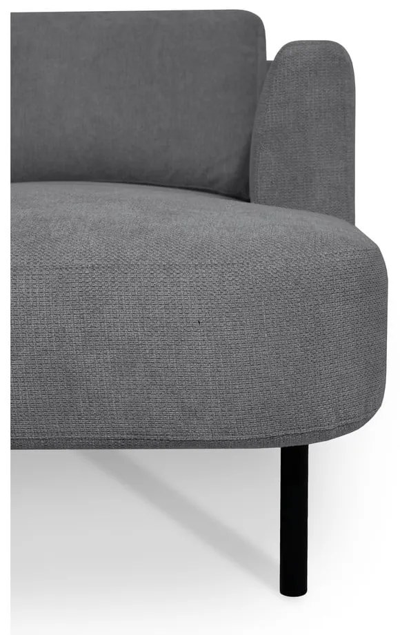 Tmavosivá rohová pohovka (ľavý roh/do "U") Hero – Scandic