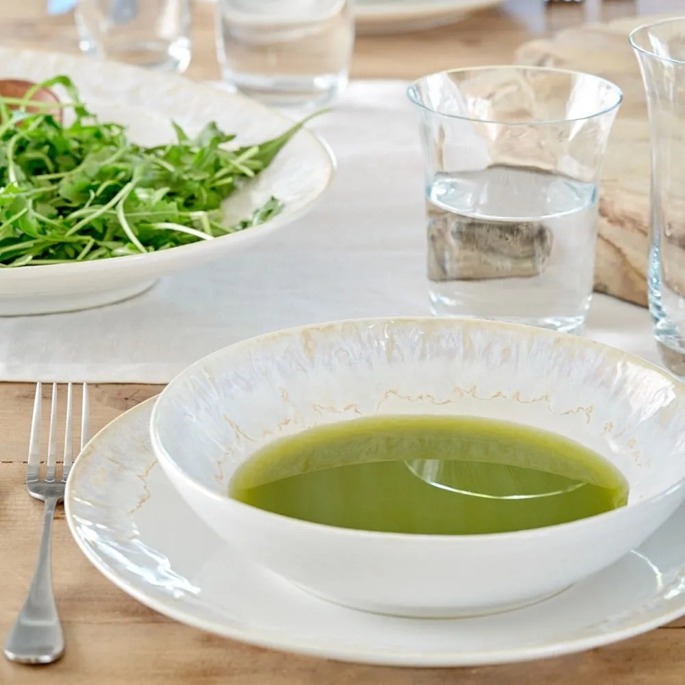 Biely tanier z kameniny ø 27 cm Taormina – Casafina