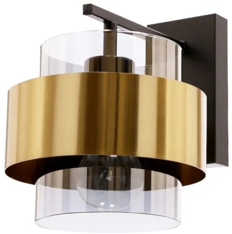 Nástenná lampa SPIEGA 1xE27/60W/230V zlatá/čierna