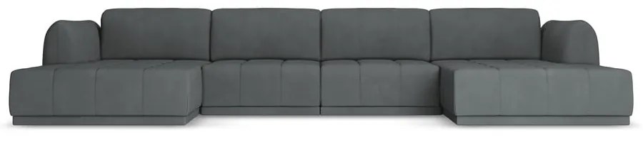 Tmavosivá rohová pohovka Hoku – Makamii