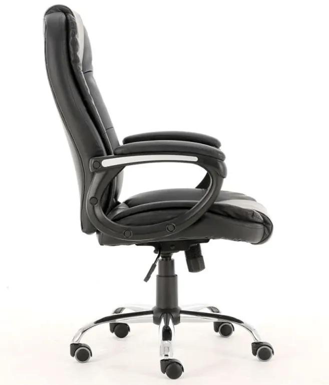 Kancelárska stolička BURN, čierna
