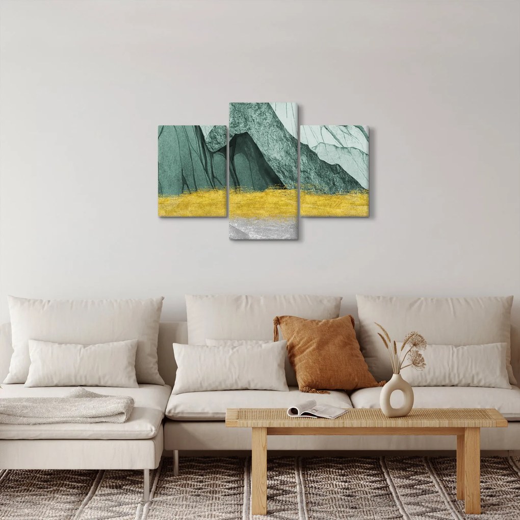 Obraz - Smaragdové hory N⁰2 (90x60 cm)