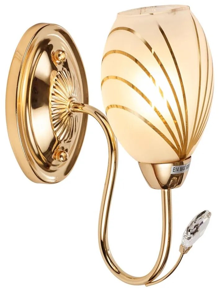 Brilagi - Nástenná lampa MEGAPOLIS 1xE14/60W/230V zlatá