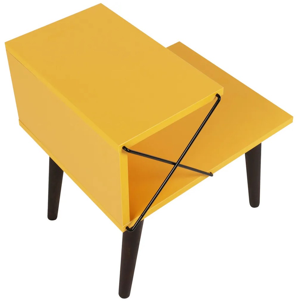 Nočný stolík Cross Yellow