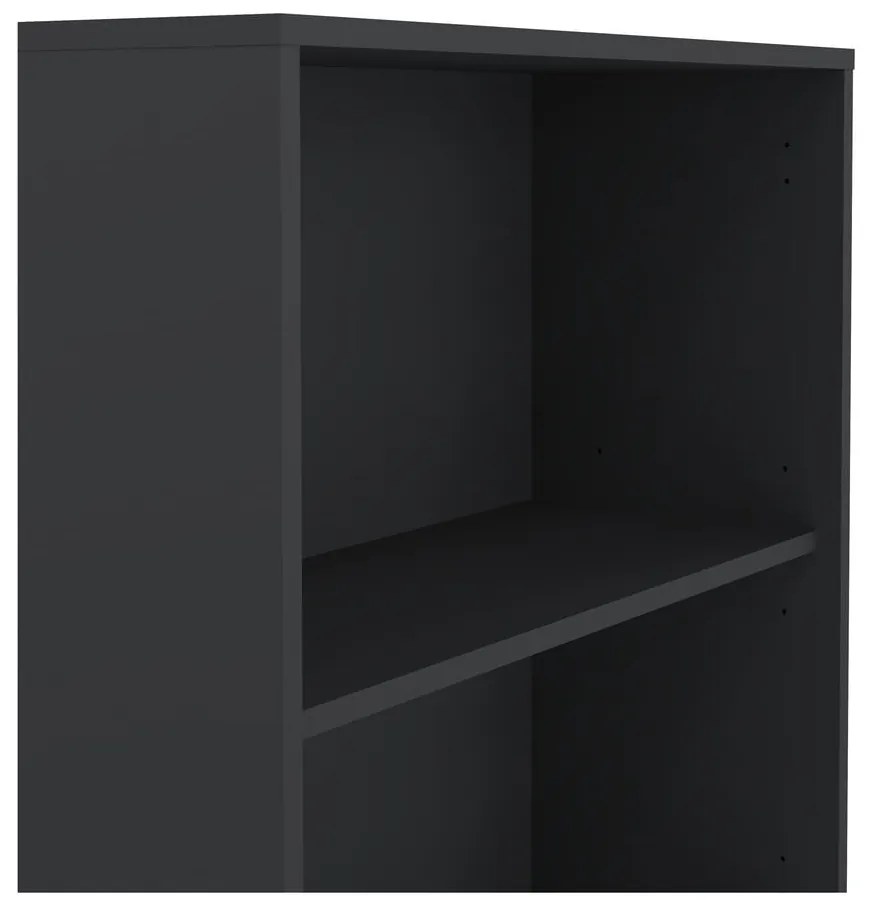 Antracitová knižnica 80x205 cm Sign – Tvilum