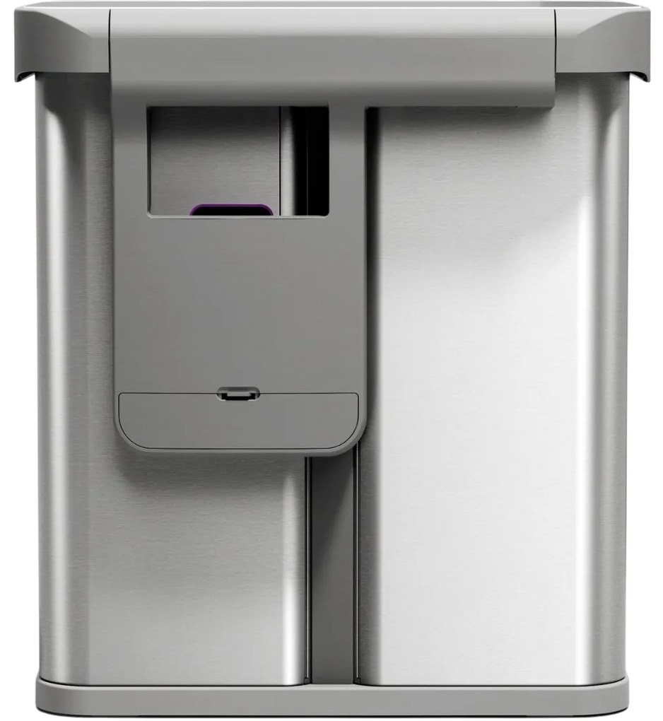 Simplehuman Bezdotykový kôš s hlasovým senzorom na triedený odpad 58 l, nehrdz. oceľ