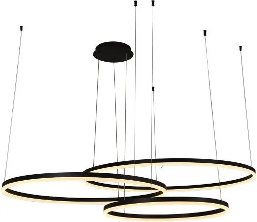 LED Stmievateľný luster na lanku LED/170W/230V 3000-6500K + diaľkové ovládanie