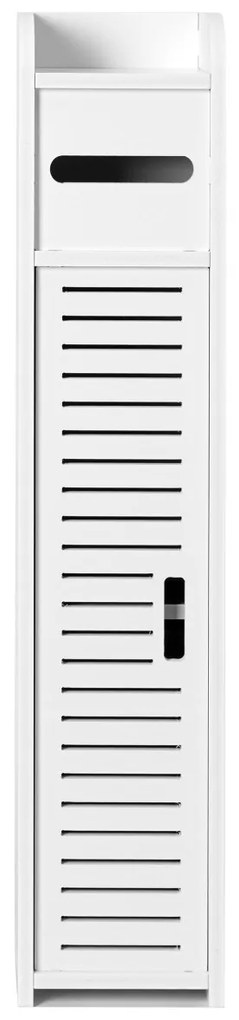 Kúpeľňová stĺpová skrinka IBIZA biela