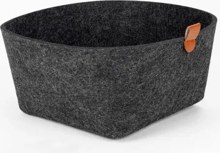 Úložný košík LifeStyle 22x22 cm, tmavo šedý%