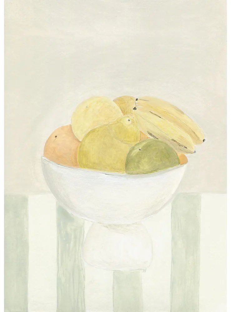 Moikka Plagát Still life with Fruit by Isabelle Vandeplassche 40x50 cm