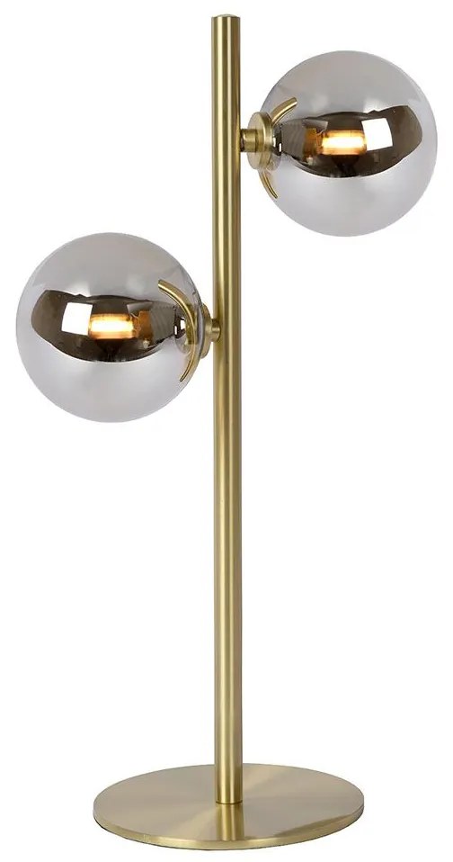 Lucide 45574/02/02 - Stolná lampa TYCHO 2xG9/28W/230V zlatá