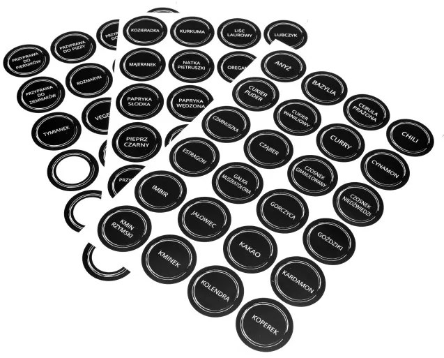 Sada koreničiek MARSALA čierna (24 ks)