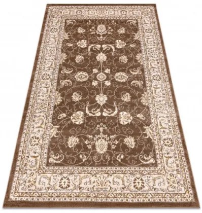 Koberec MEFE 2312 Ornament, ramka - tmavý béž