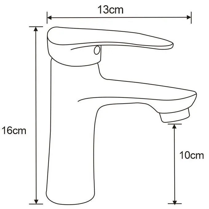 Mexen Irys umývadlová batéria, chrómová, 747500-00