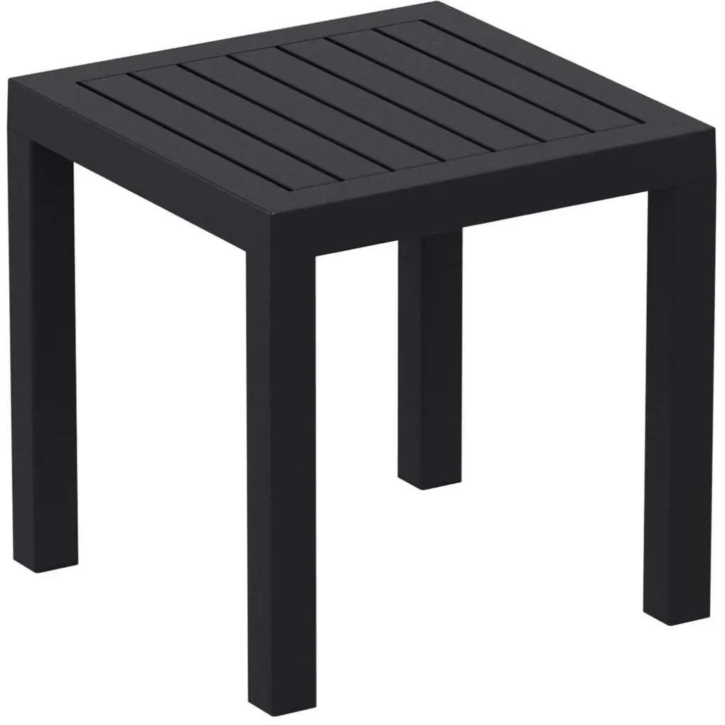 OCEAN príručný záhradný stolík black