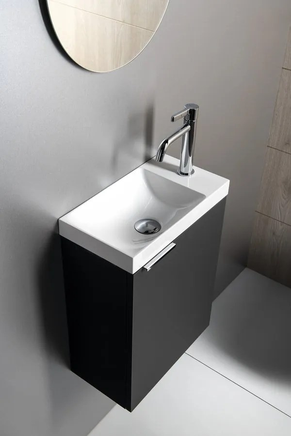 Sapho Sapho, LATUS X umývadlová skrinka 39,4x50x22cm, antracitový mat, LT110-3434