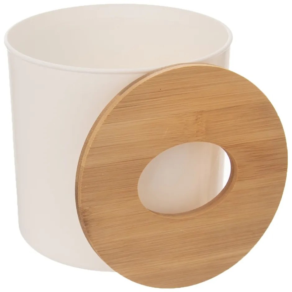 Biely kancelársky plastový odpadkový kôš 1,6 l Whitney – Orion