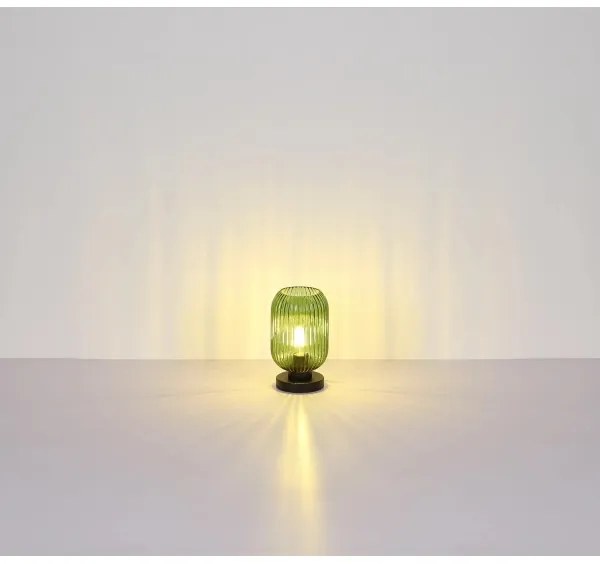 Globo 15469TG - Stolná lampa NORMY 1xE27/40W/230V zelená
