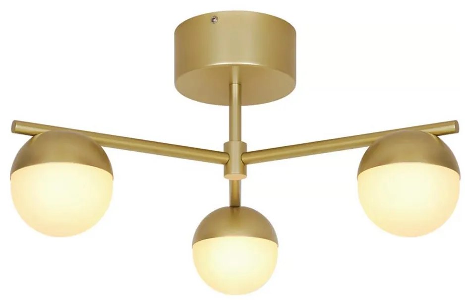 Nordlux - Prisadený luster CONTINA 3xG9/5W/230V mosadz