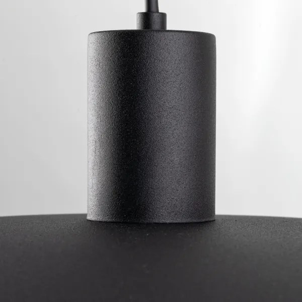 Luster na lanku ASTRA 1xE27/15W/230V pr. 41 cm čierna