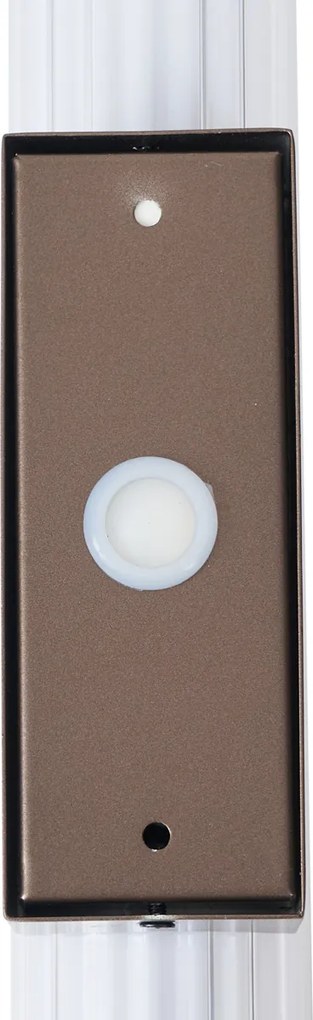 Retro nástenná lampa bronzová 60,4 cm vrátane LED IP44 - Coco